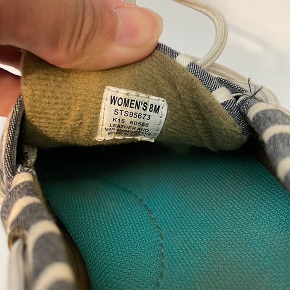 Sperry Top-Sider Blue and White Boat Shoes - Picture 4 of 4